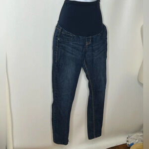 Faded to blue women’s petite large skinny maternity jeans